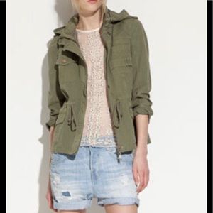Zara Green Cargo Jacket